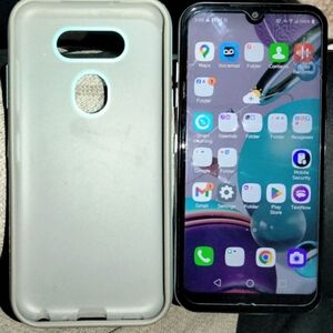 BOOST MOBILE LG TRIBUTE MONARCH SMARTPHONE WITH CASE. WORTH $75. ONLY $39